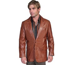 Get $63.79 Off Men's Leather Blazer